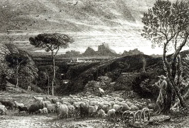 Das Öffnen des Faltens, früher Morgen, 1880